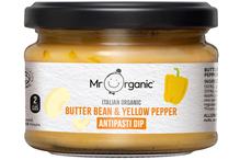 Organic Butter Bean & Yellow Pepper Antipasti Dip 230g (Mr Organic)