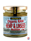 Raw Hemp & Linseed Butter, Organic 170g (Carley's)