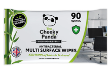 Bamboo Antibacterial Multi-Surface Wipes x 90 (Cheeky Panda)