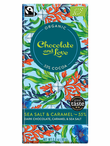 Dark Chocolate with Caramel & Sea Salt, Organic 80g (Chocolate and Love)