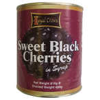 Dark Pitted Cherries 810g (Royal Crown)