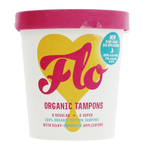 Organic Eco-Applicator Tampons 14 (Here We Flo)