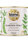 Organic Garden Peas 340g (Biona)