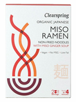 Organic Japanese Miso Ramen Noodles 210g (Clearspring)