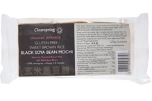 Organic Japanese Brown Rice Black Soya Bean Mochi 250g (Clearspring)