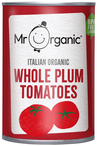 Organic Whole Plum Tomatoes 400g (Mr Organic)