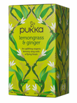 Lemongrass & Ginger Tea, Organic 20 x Sachets (Pukka)