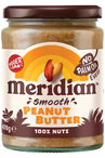 Smooth Peanut Butter 470g (Meridian)