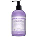 Organic Sugar Soap Lavender 355ml (Dr. Bronner's)