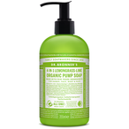 Organic Sugar Soap Lemongrass 355ml (Dr. Bronner's)