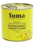 Organic Super Sweet Sweetcorn 340g (Suma)