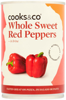 Sweet Red Peppers 390g (Cooks and Co)