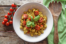 Tofu Scramble with Tomatoes & Basil