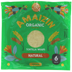 Organic Wheat Tortilla Wraps 240g (Amaizin)