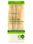 Organic Gluten Free 100% Brown Rice Wide Noodles 200g (Clearspring)