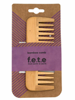 Wide Toothed Bamboo Comb (f.e.t.e)