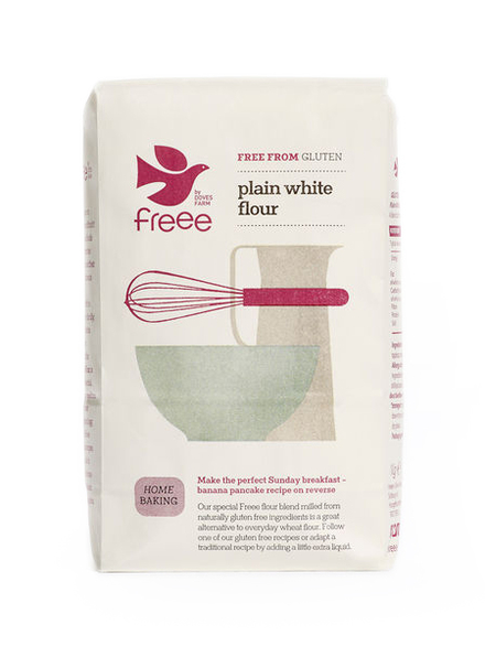 Plain White Flour, Gluten-Free, 1kg (Dove's Farm) - HealthySupplies.co ...