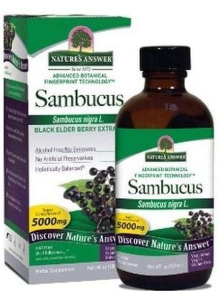 Sambucus Black Elderberry 120ml Natures Answer