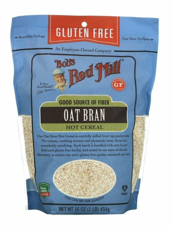 Gluten-free Oat Bran 454g Bobs Red Mill Healthy Supplies