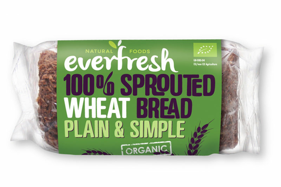 Sprouted Wheat Bread Organic 400g Everfresh Natural Foods Healthy Supplies