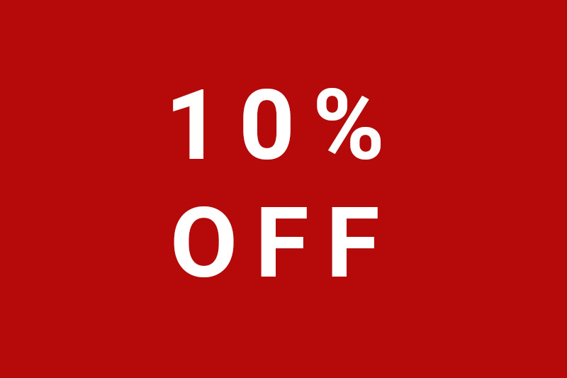 SPECIAL OFFER 10% Off