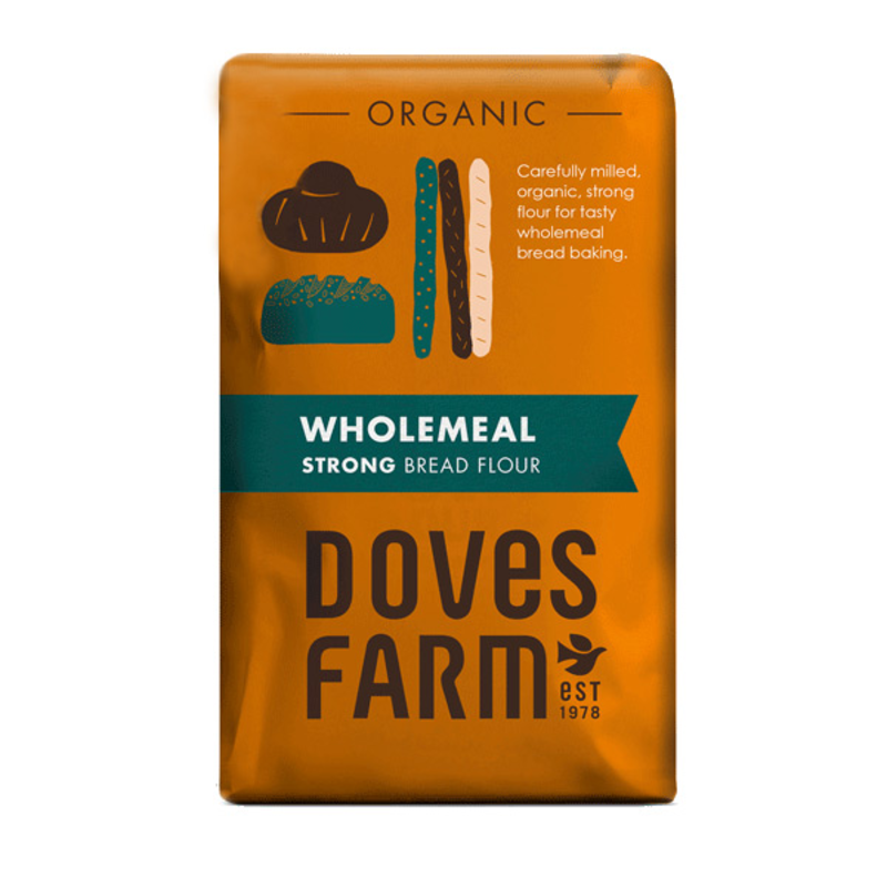 Organic Wholemeal Strong Bread Flour 1.5kg (Doves Farm)