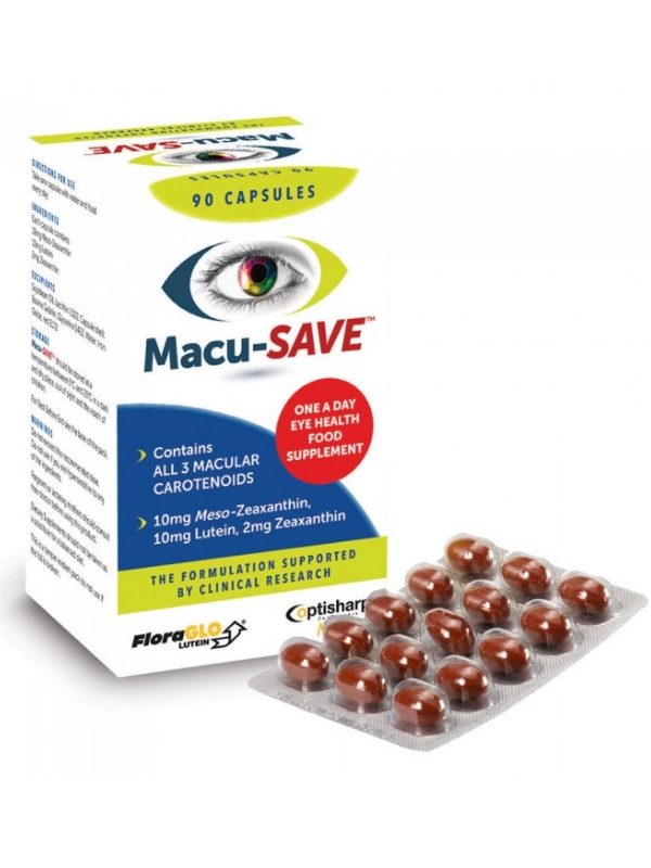 Eye Health Supplement, 90 Capsules (MacuSave)