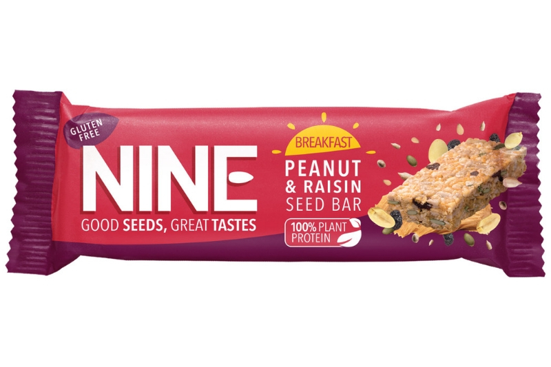 Super Seeds Breakfast Peanut & Raisin, Gluten-Free 50g (9Bar)