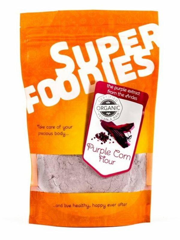 Purple Corn Flour, Organic 100g (Superfoodies)