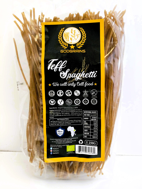 Organic Teff Spaghetti 250g (Godgrains)