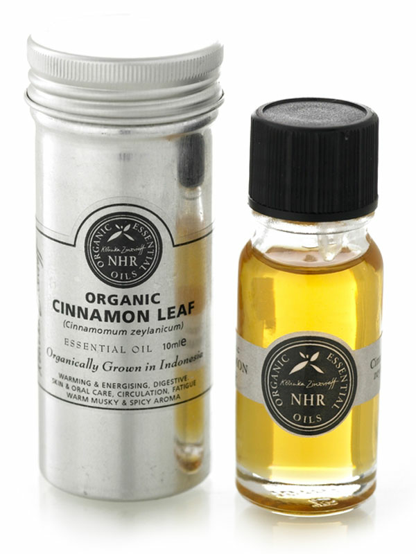 Organic Food Grade Cinnamon Leaf Oil 10ml (NHR Organic Oils)