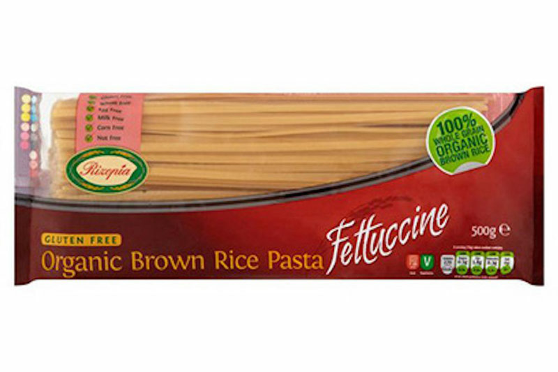 Brown Rice Fettuccine, Organic 500g (Rizopia)