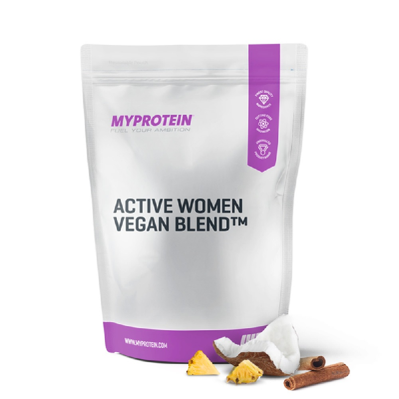 Active Woman Vegan Protein Blend, Pineapple & Coconut Flavour 500g (MyProtein)