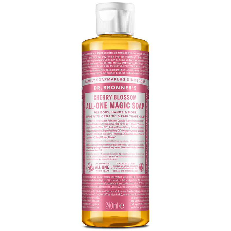 All-One Magic Cherry Blossom Soap 240ml (Dr Bronner's)