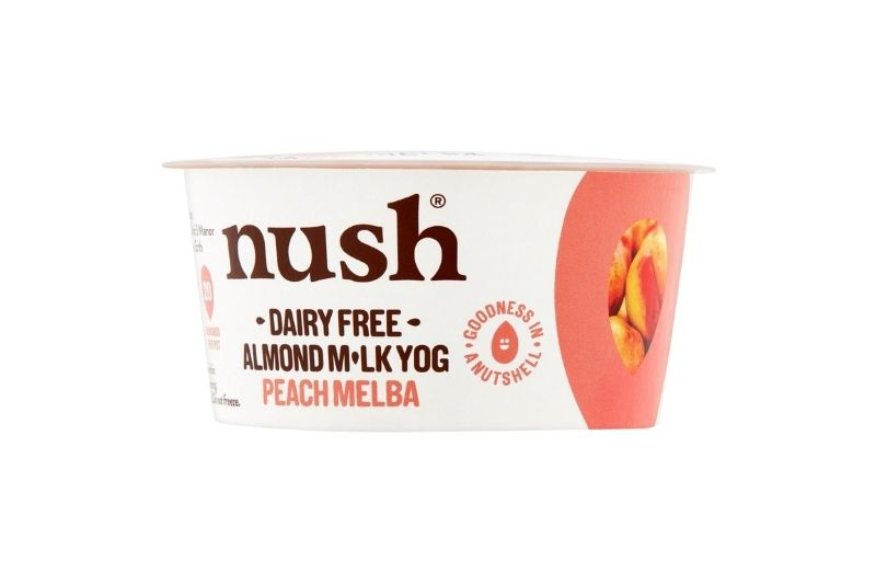 Almond M*lk Yoghurt Peach Melba 120g (Nush)