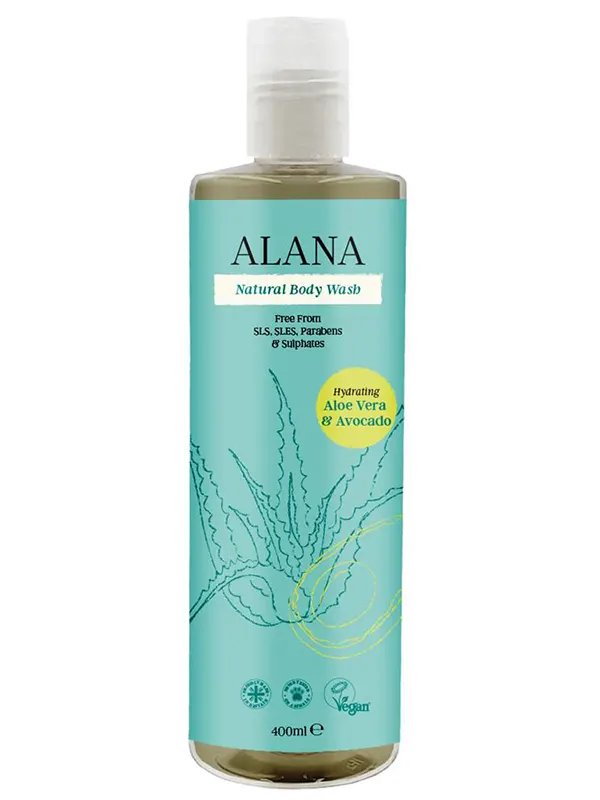 Aloe and Avocado Body Wash Travel Size 100ml (Alana)