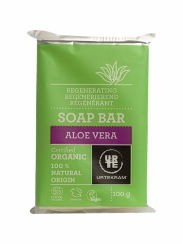 Aloe Vera Soap Bar, Organic 100g (Urtekram)