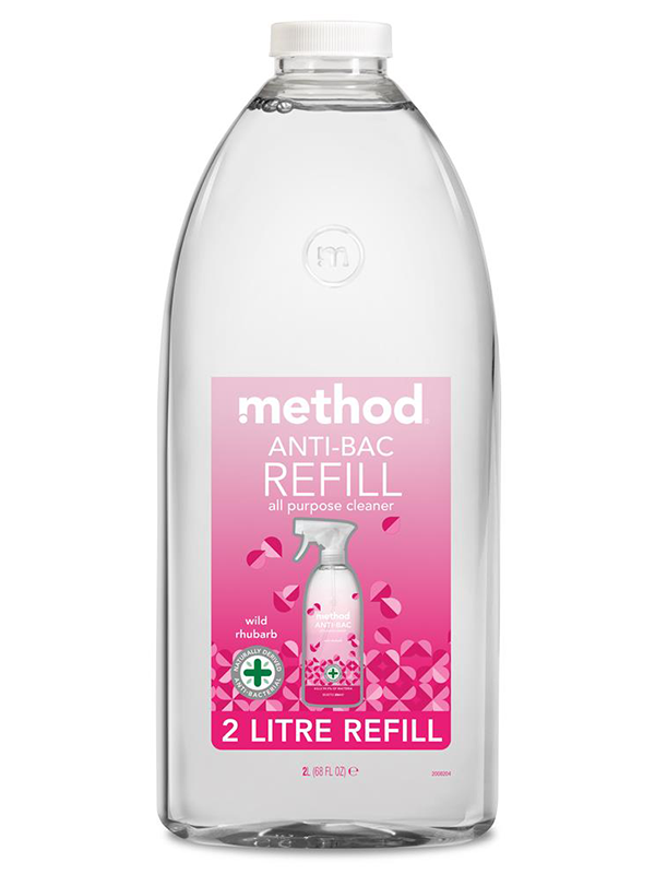 Anti-Bac Cleaner Rhubarb Refill 2L (Method)