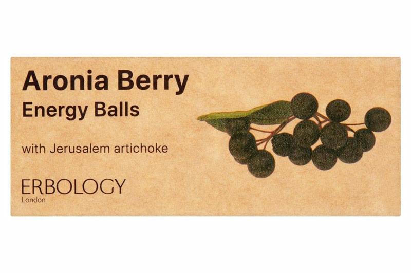 Aronia Berry Energy Balls, Organic 40g (Erbology)