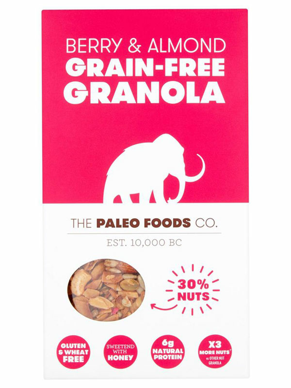 Berry & Almond Paleo Granola 285g (The Paleo Foods Co.)