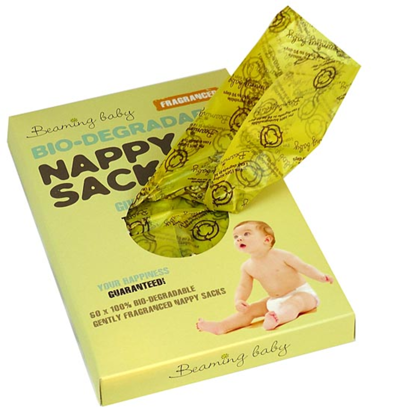 Bio-degradable Nappy Sacks, Fragranced x 60 (Beaming Baby)