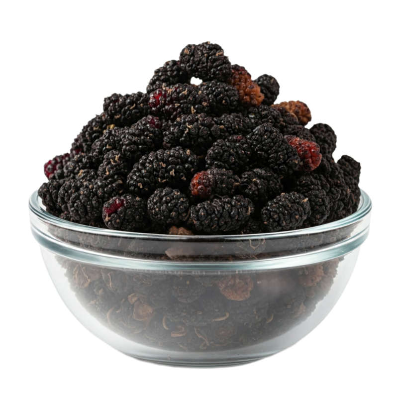 Organic Black Mulberries 500g (Sussex Wholefoods)