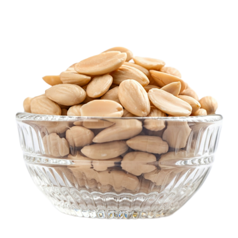 Organic Blanched Almonds 500g (Sussex Wholefoods)