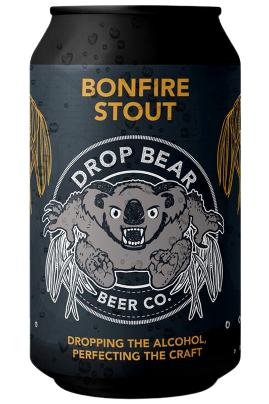 Bonfire Stout 0.5% 330ml (Drop Bear Beer)