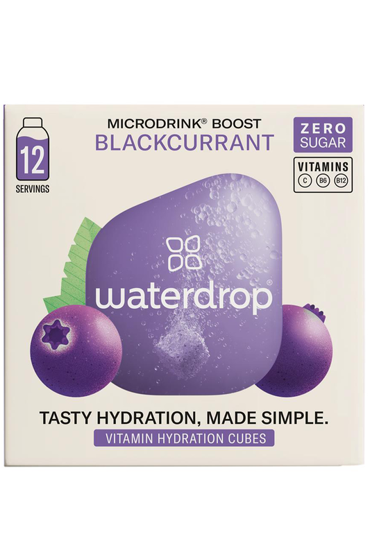 Blackcurrant Microdrink x 12 Hydration Cubes (Waterdrop)