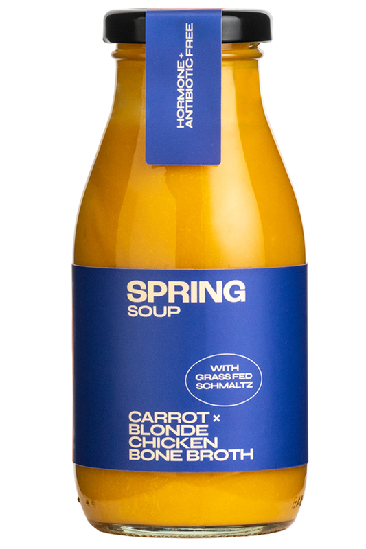 Caramelised Carrot & Chicken Bone Broth Soup 250g (Spring)