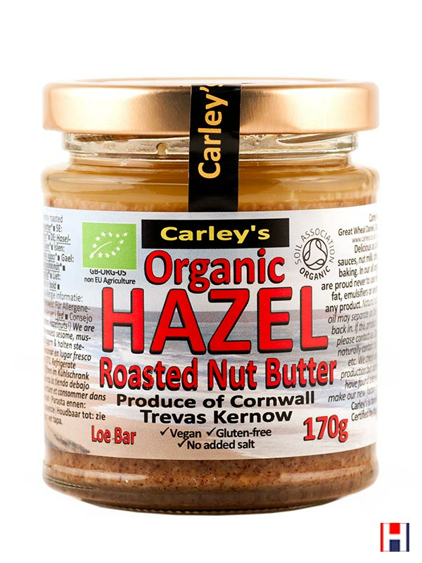 Hazelnut Butter, Organic 170g (Carley's)