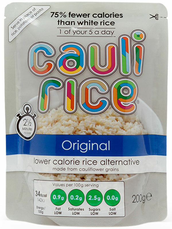 Original Plain Cauliflower Rice, 200g (Caulirice)