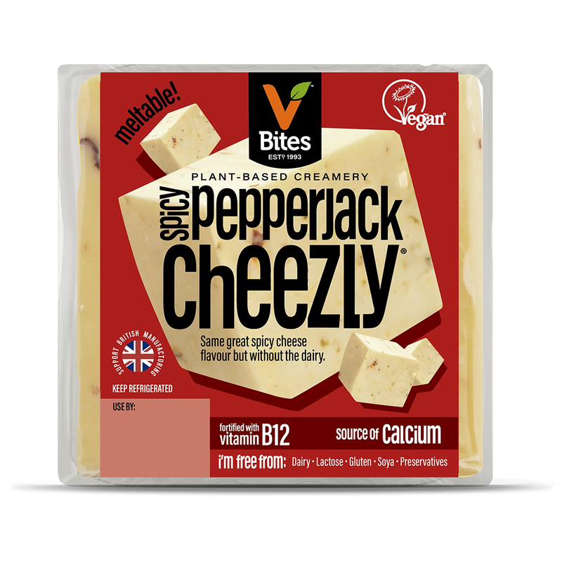 Cheezly Spicy Pepperjack Block 180g (VBites)