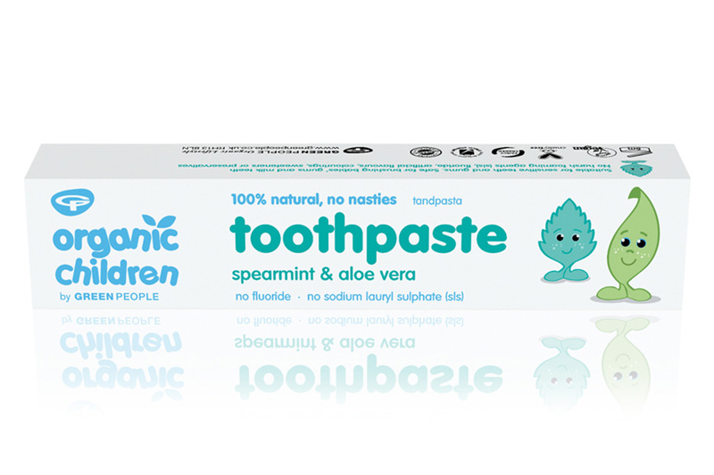 Children Spearmint & Aloe Vera Toothpaste, Organic  50ml (Green People)